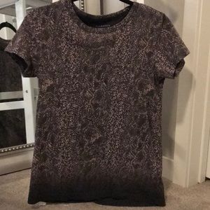 All saints snake print tee